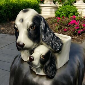 1960s Napcoware 8953 Ceramic Cocker Spaniel Dogs Planter – MCM Japan
